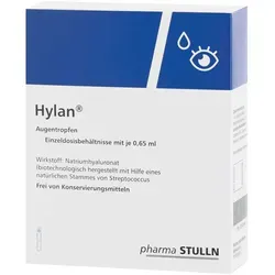 Hylan 0,65 ml Augentropfen - apothekenpflichtige Augentropfen, für die Linderung von Augenbeschwerden und einfach online erhältlich