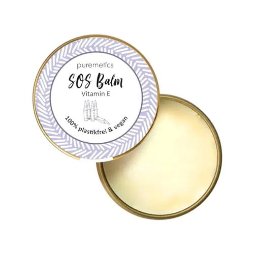 Puremetics SOS Balm, Vitamin E, 10g