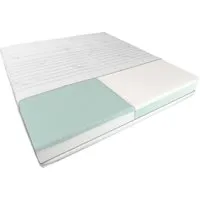 AM Qualitätsmatratzen Premium 7-Zonen Partnermatratze 140x190 cm - H2 & H5 - Taschenfederkernmatratze mit 480 Federn pro 2 m², individuell anpassbar für Paare, hervorragende Punktelastizität und optimaler Liegekomfort, inklusive hochwertigem, waschbarem Bezug.