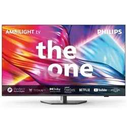 Philips Ambilight 55PUS8909 - 55-Zoll 4K LED Smart TV, Titan OS, Dolby Atmos und immersives Fernseherlebnis mit Ambilight-LEDs