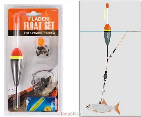 Produktbild Hecht/Zander Knicklichtpose Dead Beait Stahl-Vorfach+Drilling+Stopper+Gummiperl