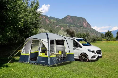 Brunner Trouper 2.0 aufblasbares Busvorzelt - Aufblasbares Vorzelt mit optimiertem Luftrahmen für bessere Raumausnutzung, ideal für Camping und Reisen mit dem Bus.