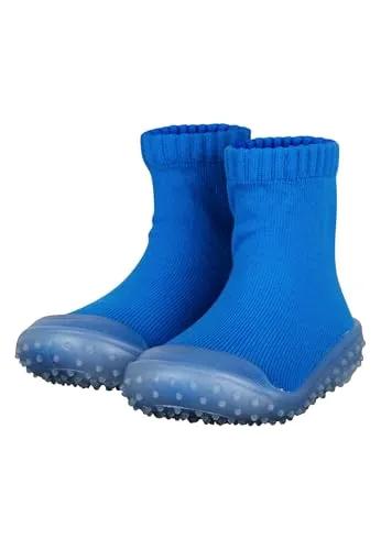 Sterntaler Adventure Socks uni - Unisex Socken mit transparenter, rutschfester Gummisohle - schnelltrocknendes Material, für Indoor und Outdoor - königsblau, Größe 30