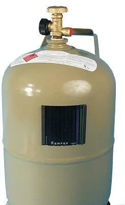 Gasflaschen-Füllstandsanzeige mit Magnethalterung