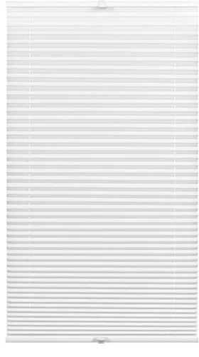 GARDINIA Plissee Concept Tageslicht, Sichtschutz und Sonnenschutz - Plissee in Weiß (60 x 130 cm) für Fenster, blickdicht und lichtdurchlässig. Individuell verstellbar und einfach kürzbar, ideal für moderne Wohnräume.