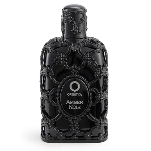Produktbild Orientica Amber Noir Eau de Parfum 80ml – Luxuriöses Arabisches Unisex Parfum | Langanhaltender Holziger Moschusduft mit Zedernholz & Sandelholz | Reichhaltiger Orientalischer Duft