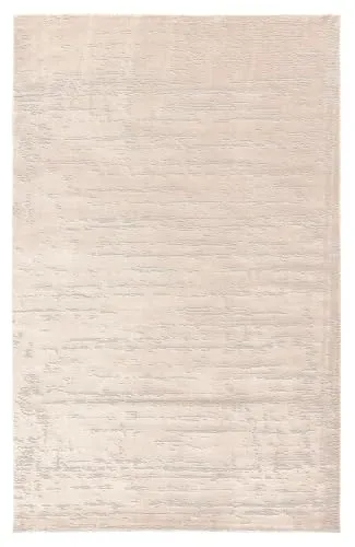 Moderner Kurzflor Teppich Wohnzimmer Beige 120 x 170 cm - Teppiche Gegend - Besonders sanft und pflegeleicht, ideal für ein warmes Wohnzimmergefühl. Hochwertige Verarbeitung, geeignet für Fußbodenheizungen und umweltfreundlich.