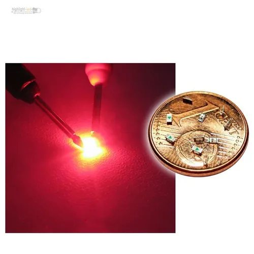 SMD LED 0603 Rot mini LEDs rote SMDs red rouge rojo rosso rood 10