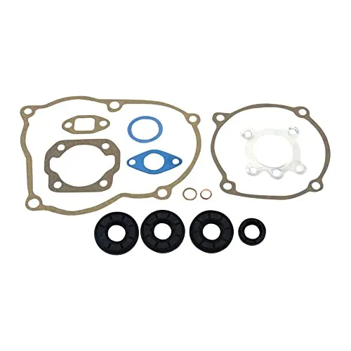 Dichtsatz + Wellendichtringe kompatibel mit Puch Maxi N S E50 Motor neues Modell 3-Lager Anroll/Kickstart
