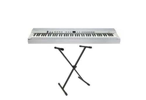 Kurzweil Stage-Piano Kurzweil Stage Piano KAP1-WH 88 Tasten mit Ständer (Digitalpiano, weiss)