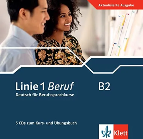 Ernst Klett Linie 1 Beruf B2 Hörbuch - Hörbuch für Deutschlerner B2, umfassende Sprachvermittlung für Beruf und Alltag, ideal für die berufliche Weiterbildung.