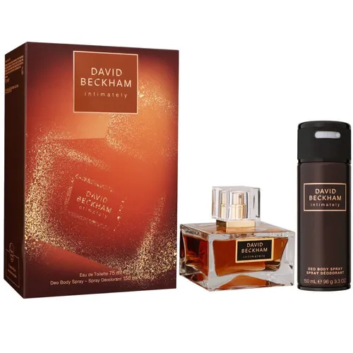 David Beckham Intimately Men 75 ml Eau de Toilette EDT & 150 ml Deospray Deodora