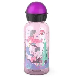EMSA Kids Tritan Trinkflasche, 0,4 Liter N30516 , 1 Trinkflasche, Motiv: Meerjungfrau