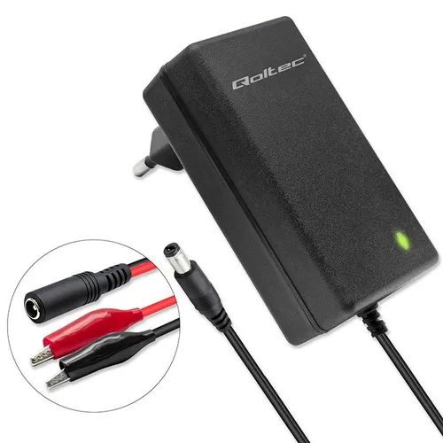Produktbild Charger for AGM GEL STD 6V 12V battery 1.5A Qoltec 5901878524238