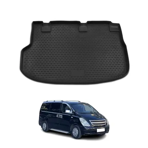 OMAC Kofferraummatte für Hyundai H-1 2008-2025 - Fahrzeugspezifische Kofferraummatte aus Gummi TPE, wasserdicht und rutschfest für maximalen Schutz und Sicherheit. Einfach zu reinigen und leichtgewicht für mühelose Handhabung.
