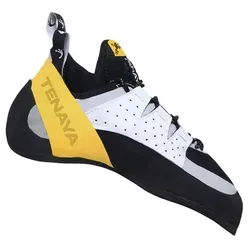Tenaya Tarifa Kletterschuhe - Technisch fortschrittliche Kletterschuhe mit steifem Vorderfuß für optimale Kraftübertragung auf kleinen Kanten, ideal für vertikale Routen und anspruchsvolle Klettereien.