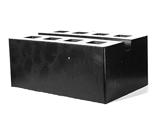 Gummiauflage Gummiteller Gummiaufnahme Hebebühne eckig 180 x 120 x 77 mm