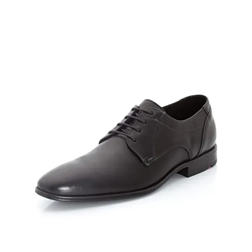 LLOYD Herren Schnürhalbschuhe Osmond - Herren-Schnürhalbschuhe aus hochwertigem Glattleder, ideal für Business und Freizeit mit normaler Weite und komfortablem Blockabsatz.
