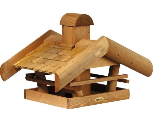 dobar® Green Label Großes Vogelhaus Blätterfall