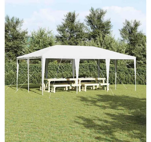 furnicato Partyzelt 600x400x266 cm – Modern und Robust für Veranstaltungen - Elegantes Partyzelt für Gartenpartys und Events. Mit UV-beständigem, wasserabweisendem Material und stabilem Stahlrahmen bietet es zuverlässigen Schutz und Langlebigkeit bei jedem Wetter.