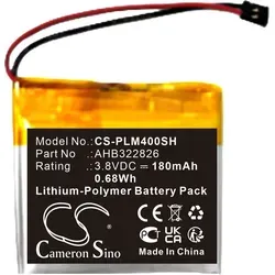 TECHTEK Akku Kompatibel mit [Polar] GPS Sport Watch M400, GPS Sport Watch M430 Ersetzt AHB322826