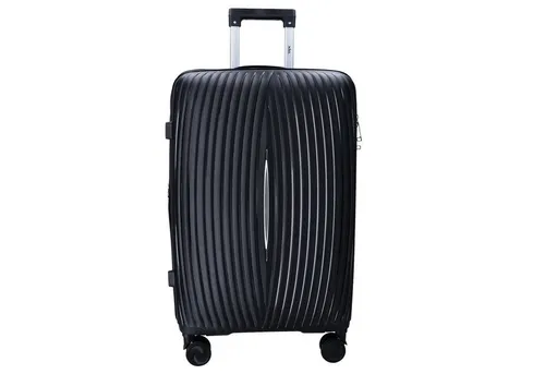 DYX Koffer DYX 4-Rad Trolley L 75 cm Verona schwarz, 4 Rollen Rollen