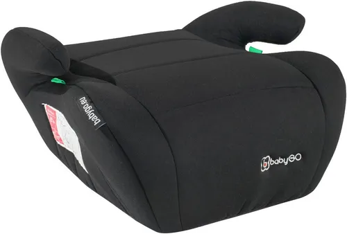 BabyGo Booster iSize Kindersitzerhöhung 126-150 cm - Kindersitzerhöhung nach iSize Norm für höchste Sicherheit und Komfort. Ideal für Kinder von 125 bis 150 cm, leicht zu transportieren und mit abnehmbarem, waschbarem Bezug.