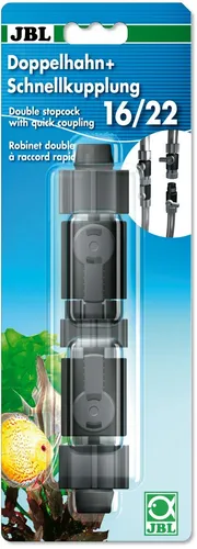 JBL Doppelhahn + Schnellkupplung 16/22
