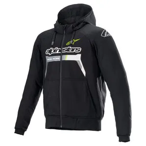 Alpinestars Chrome Ignition Hoodie schwarz/gelb-fluo XL in gelb von Alpinestars
