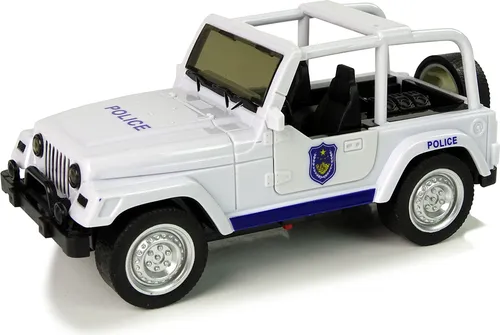 IMPORT LEANTOYS Off-Road-Polizeiauto Weiß