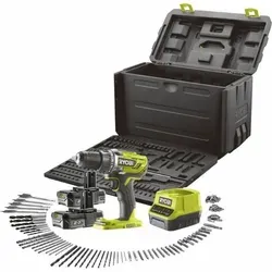Ryobi R18DD3 Akkuschrauber 18 V mit 100 Bohrern von Ryobi