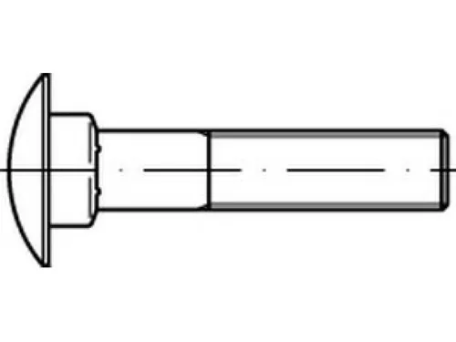 Reyher Flachrundschrauben DIN 603 A 4 M 8 x 100 - 100 Stück - Schrauben, hochwertige Qualität aus Deutschland, ideal für langlebige Verbindungen mit 100 mm Länge und 8 mm Gewinde.