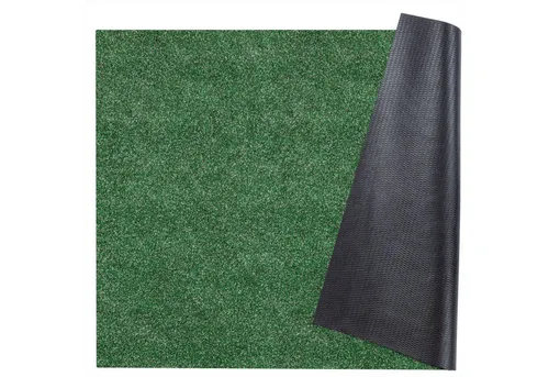 ANRO Läufer Teppichläufer POET Sauberlaufmatte Fußmatte Teppich Läufer, eckig, Höhe: 5 mm, Bodenläufer 100x100cm Meliert Grün Breite 100cm