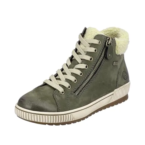 Remonte Damen D0770 Mode-Stiefel - Wanderschuhe mit hochwertigem Echtleder, wasserabweisend dank TEX-Membran und rutschfester TR-Laufsohle für sicheren Halt bei jedem Wetter.