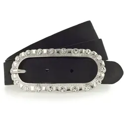 Tamaris Ledergürtel mit Glitzersteinen von Tamaris