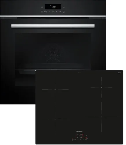 Siemens PQ100I60 Einbau-Backofen-Set HB572ABS4 + EU611BEB6E