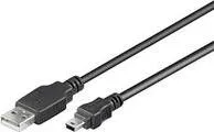 PREMIUMCORD USB 2.0 A-Mini B (5pin) Verbindungskabel 3m (ku2m3a)