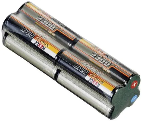 Reely Modellbau-Akkupack 9.6V 2300 mAh - Akkus für Modellbau mit 8 Mignon-Zellen, hohe Kapazität und Spannungswerte, ideal für anspruchsvolle Anwendungen.