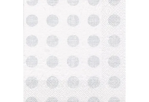 Papierservietten Silber von ti-flair