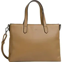 TOM TAILOR Poppy Damen Shopper Umhängetasche - Mittelgroße Einkaufstasche mit Reißverschluss im 2-Kammer-System, ideal für stilbewusste Frauen. Weiches Lederimitat und verstellbarer Schulterriemen sorgen für Komfort und Eleganz.