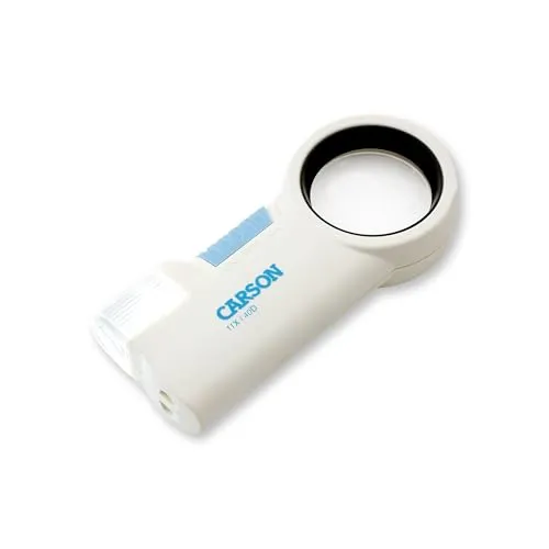 Carson MagniFlash asphärische 11x Lupe mit LED und Taschenlampenfunktion (CP-40)