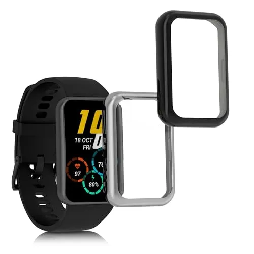 kwmobile 2X Silikon Hülle für Huawei Watch Fit 2 Schutzhülle