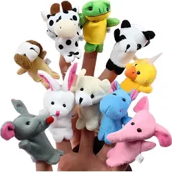 Baby Fingerpuppen-Set 10 Stück - Puppen für kreatives Spielen, ideal für Kinder ab 0 Jahren. Fördert Konzentration und Vorstellungskraft durch Geschichten und Rollenspiele.