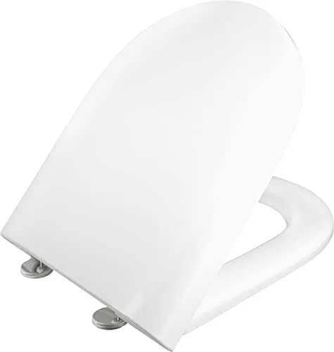 CORNAT WC-Sitz PREMIUM 9 - Hochwertiger Duroplast - WC-Sitz aus Duroplast mit Absenkautomatik, rostfreier Edelstahl-Befestigung und einfacher Montage. Ideal für hygienische Reinigung und ergonomischen Komfort.