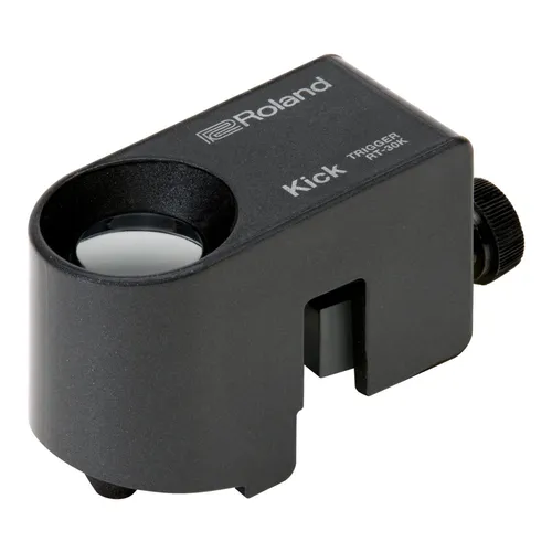 Roland RT-30K Kick Trigger - E-Drums, Acoustic Bass Drum Trigger mit leichtem Fiberglasgehäuse und Protective Grip für optimalen Schutz der Bassdrum, ideal zur Erweiterung akustischer Sets zu Hybridsets.