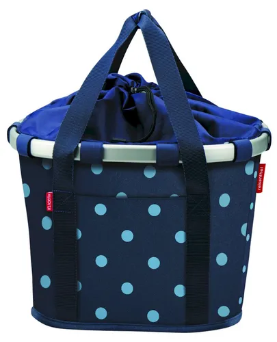 REISENTHEL Bikebasket Befestigung: Klickfix | Mixed Dot Blue - Fahrradtaschen mit innovativem Klickfix-System für einfache Montage und sicheren Transport auf dem Fahrrad.