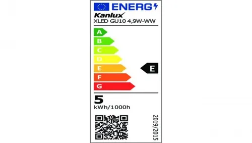Żarówka LED GU10 XLED GU10 4,9W-WW 550lm 3000K barwa ciepła 3 lata Gwarancji 384