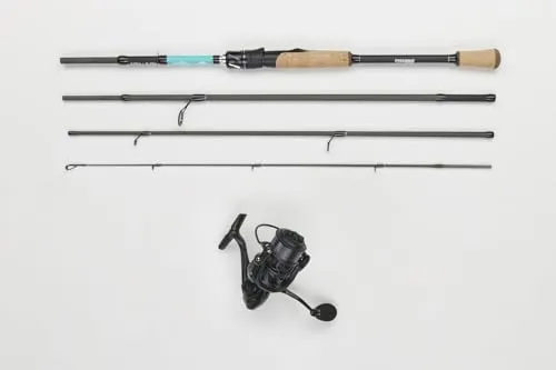 Fishing-King Tackle Angelcombo Forelle/Barsch - Angelsets für erfolgreiche Angelabenteuer, inklusive hochwertiger Rute und Rolle für optimale Wurf- und Fangperformance.