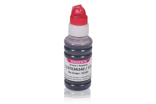 TonerPartner Kompatibel zu Epson C13T03R340 / 102 Tintenflasche, magenta