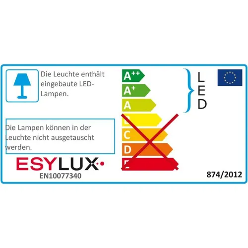 Esylux EN10077340 ELX 20 LEDi Notleuchte Flat von ESYLUX